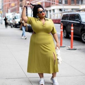 Essiegolden the drop dress size small